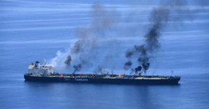 Tanker Catches Fire After Being Hit By Projectile In Gulf Of Aden