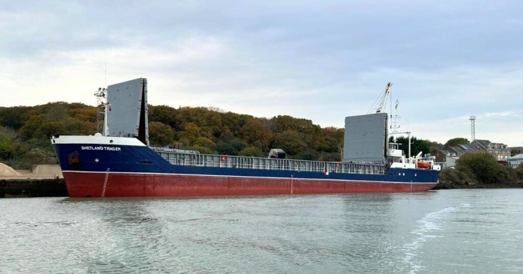 Cargo Ship Hits Several Moored Boats After Engine Failure at Cowes Harbour