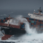 container ship at sea