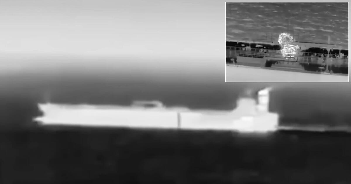 Petrolero Qendil en el Mediterráneo