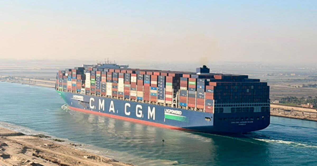 Shipping Giant CMA CGM Reroutes Ships Around Suez Canal Amid Global Uncertainty