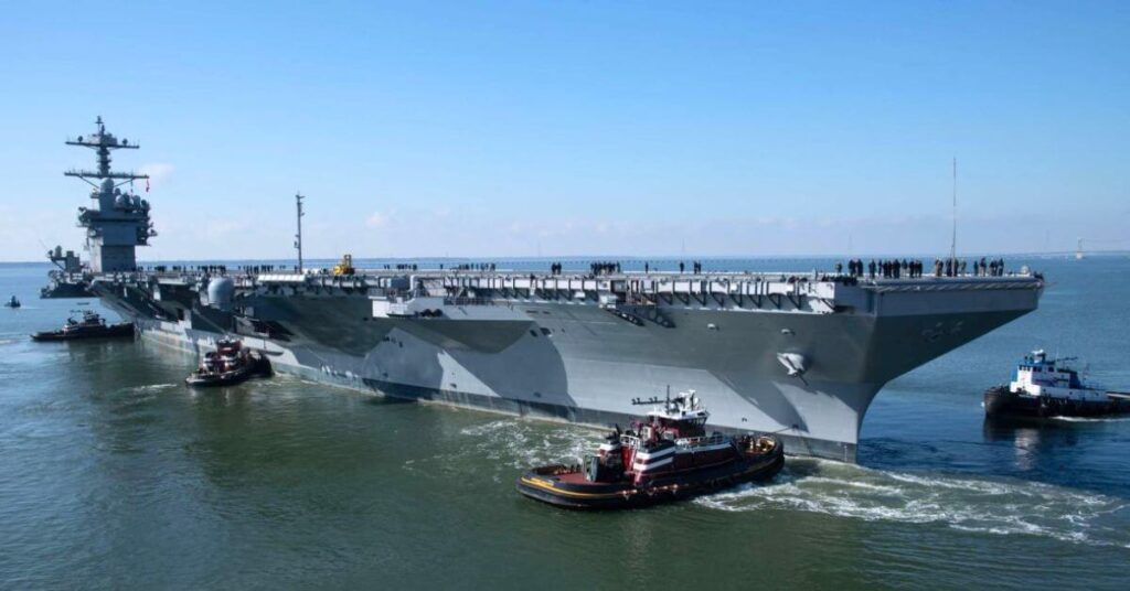 US Navy’s Newest Aircraft Carrier John F. Kennedy Begins First Sea Trials Ahead Of 2027 Delivery