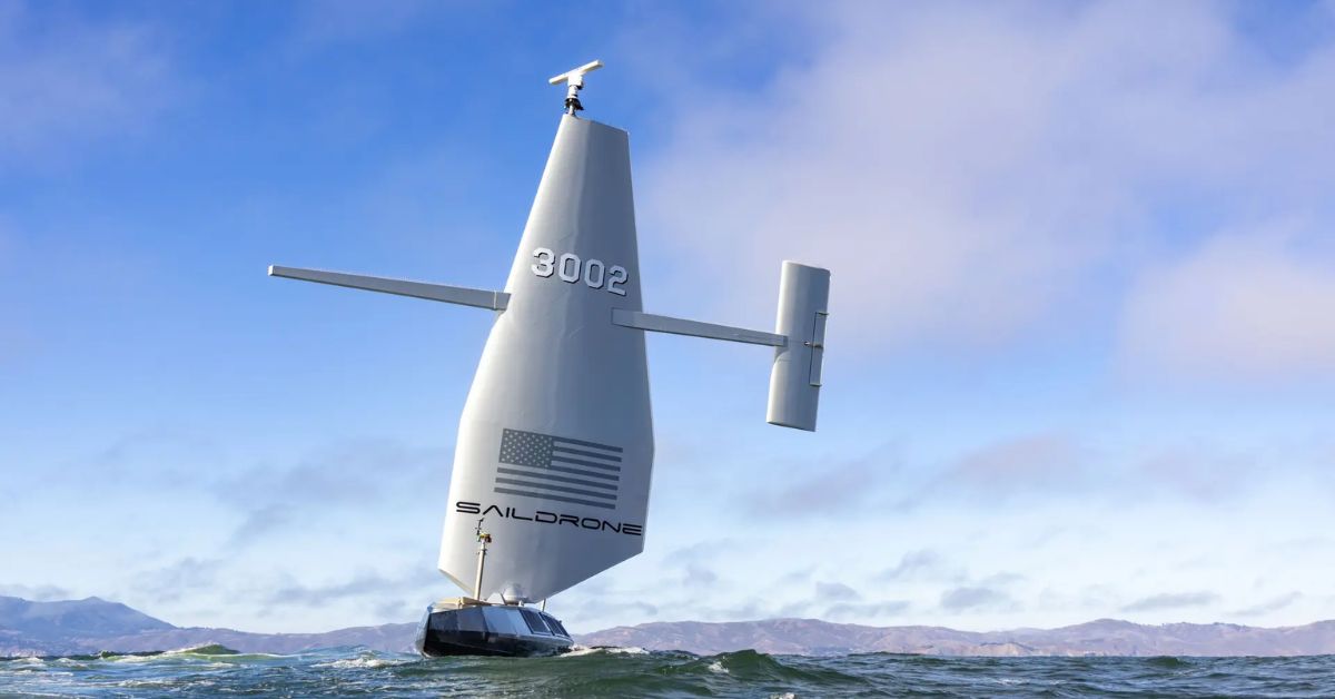 Vehículo de superficie no tripulado Saildrone Surveyor