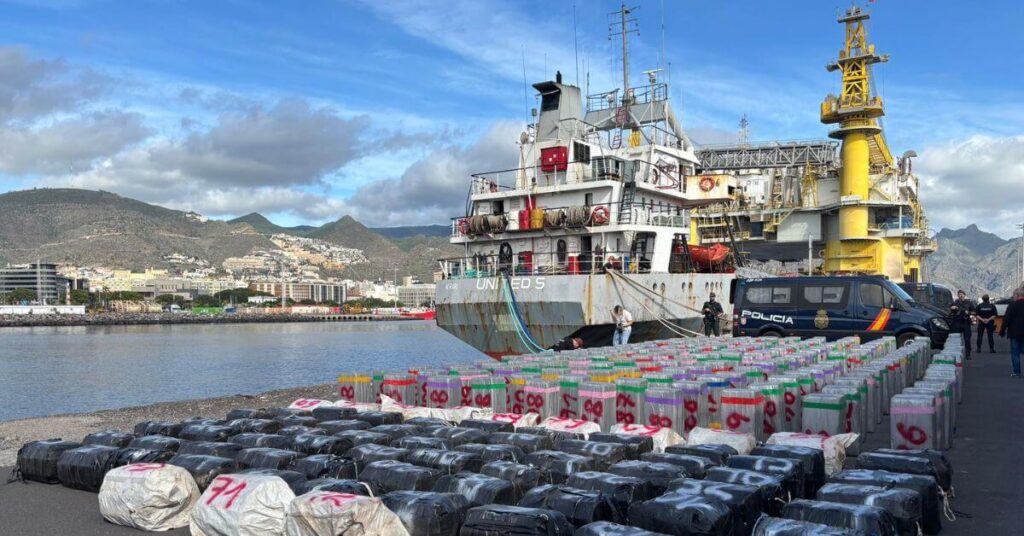 Spain Makes Largest-Ever Cocaine Bust At Sea After Intercepting Merchant Ship