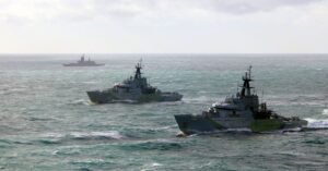 Royal Navy Intercepts Russian Vessels In The English Channel