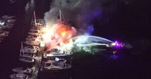 Three Yachts Sink After Fire Breaks Out at Sydney’s Spit Bridge Marina