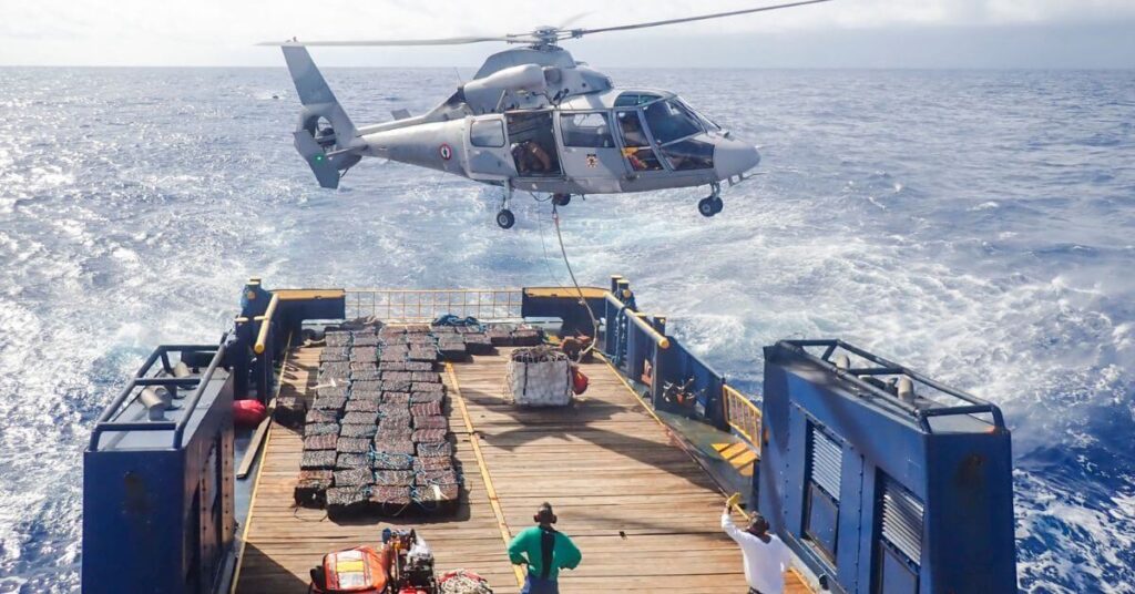 French Navy Seize Nearly 5 Tonnes Of Cocaine From Ship Bound For Australia