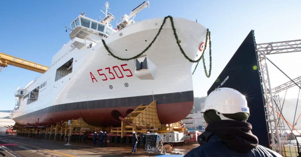 Fincantieri Launches Italian Navy’s New Major Hydro-Oceanographic Ship ‘Quirinale’