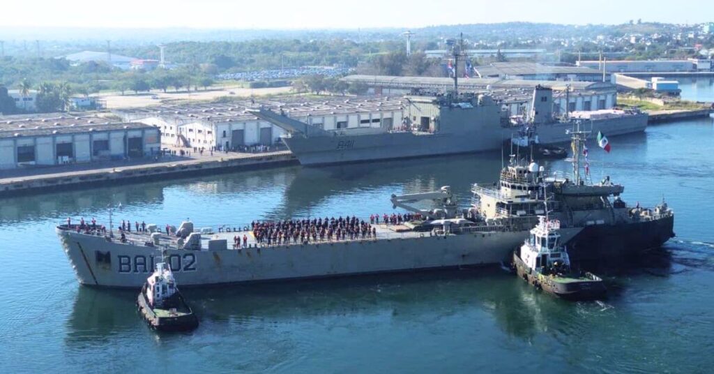 Two Mexican Navy Ships Deliver Humanitarian Aid To Cuba Amid Fuel Shortages