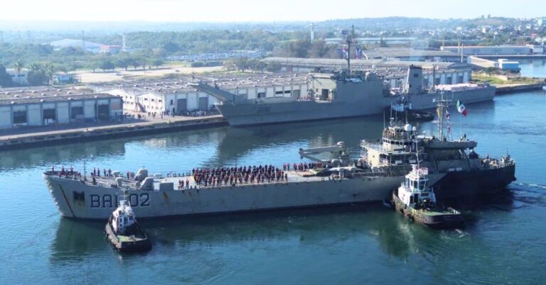 Two Mexican Navy Ships Deliver Humanitarian Aid To Cuba Amid Fuel Shortages