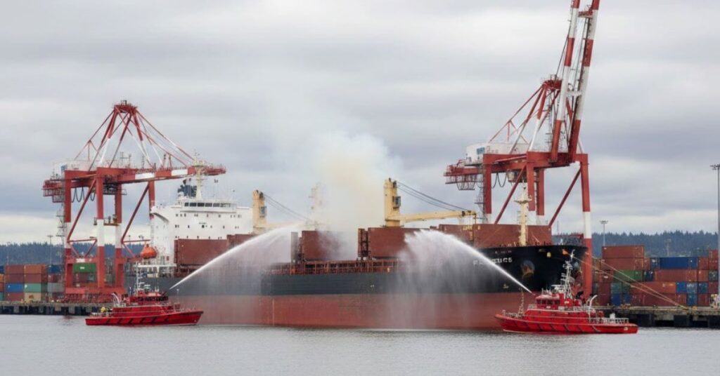 Fire Erupts In Cargo Hold Of 656-Foot Break-Bulk Carrier At Port Of Vancouver
