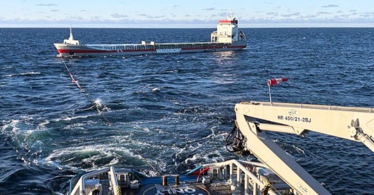 Engine Room Fire Leaves Cargo Ship At Risk Of Grounding In Baltic Sea