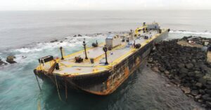 1,000 Gallons Of Fuel Removed From Grounded Barge Off San Juan