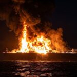 Video: Sanctioned Russian LNG Tanker Catches Fire After Explosions In Mediterranean