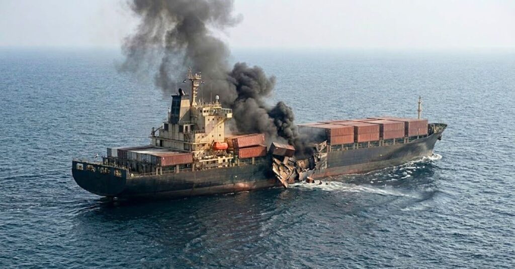 Unknown Projectiles Strike Ships Near Oman And UAE, UKMTO Issues Urgent Strait Of Hormuz Warning