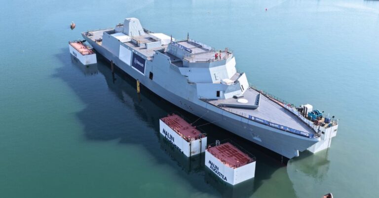 Royal Navy Floats Off 6,300-Ton Frigate HMS Active, Powered By 32,000kW Engines