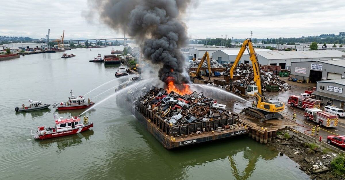 barge fire