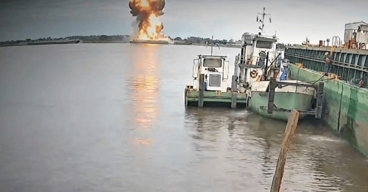 barge blast 