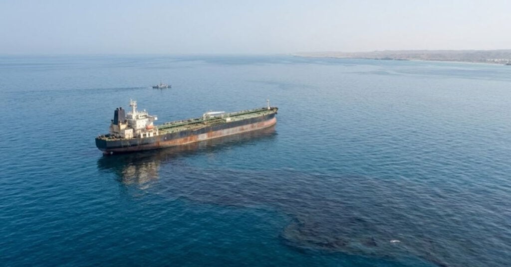 Sanctioned Oil Tanker Carrying 1 Million Barrels Of Oil Sinks Off Oman