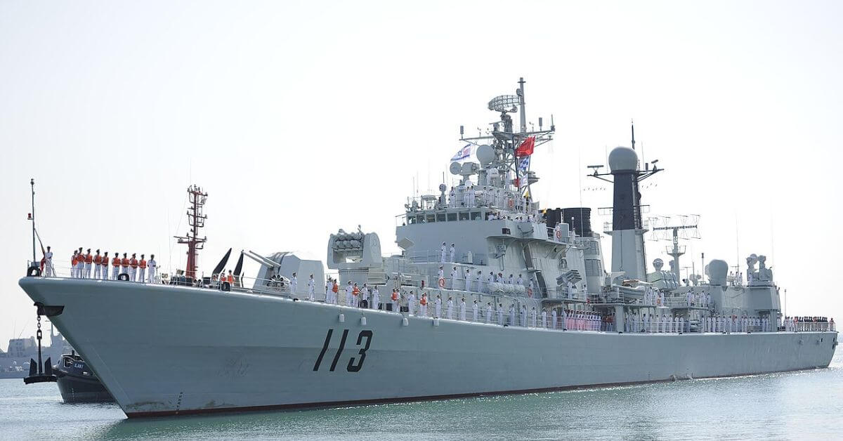 Chinese navy ship