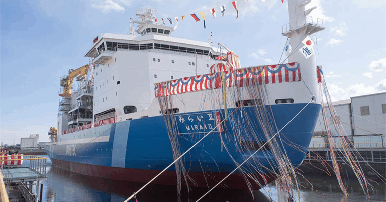 MOL To Operate Japan’s New Icebreaking Research Vessel Mirai II