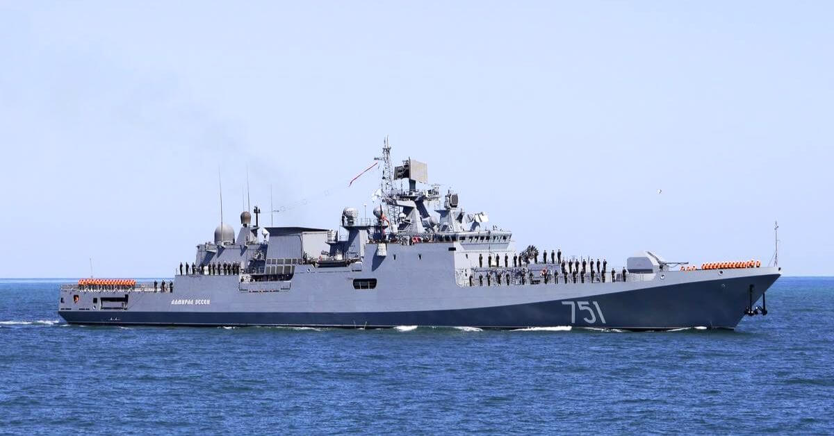 Russian frigate Admiral Essen