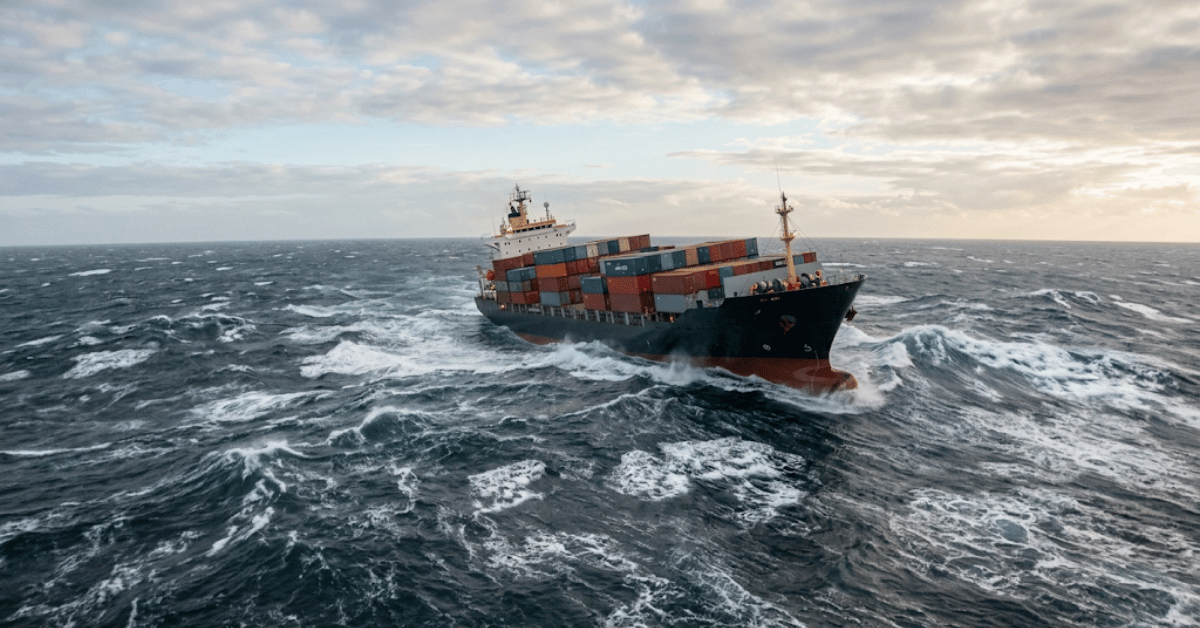 Ship In waves