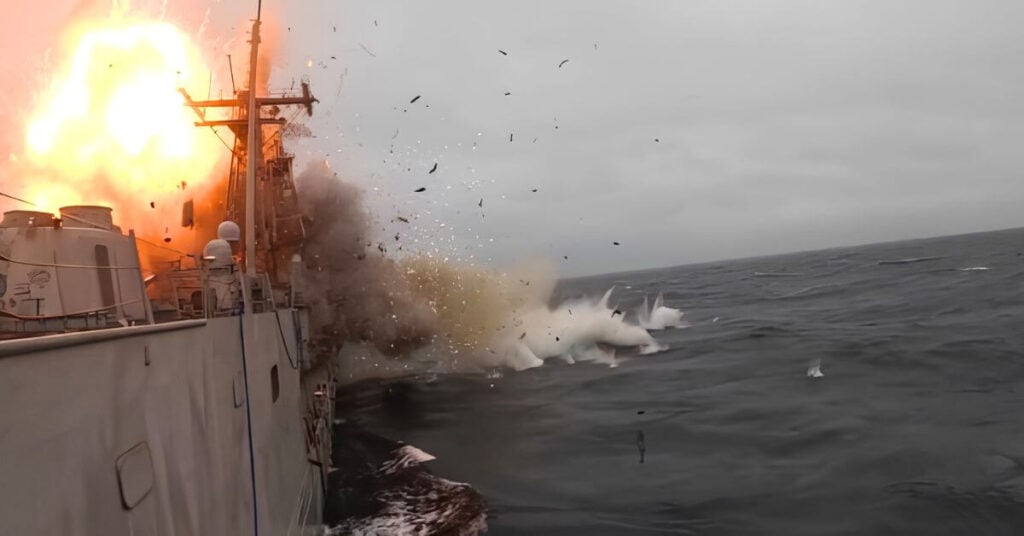 U.S. Navy Sinks Decommissioned Frigate Off Scotland In Joint Missile Exercise
