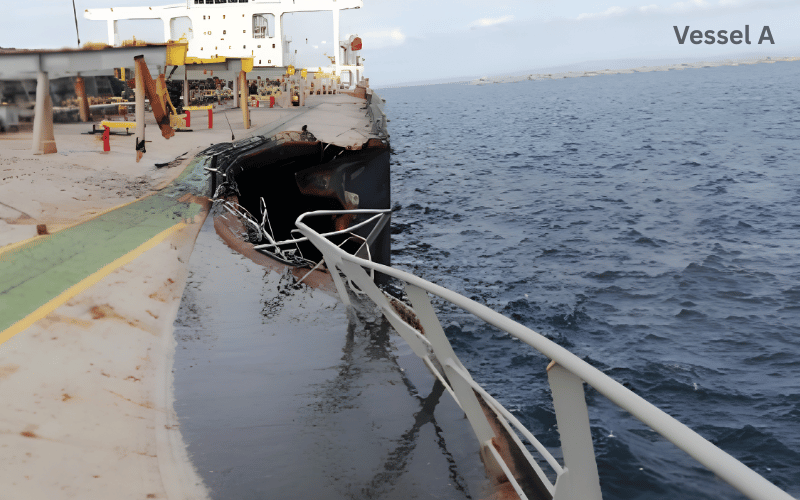 Vessel A Collision