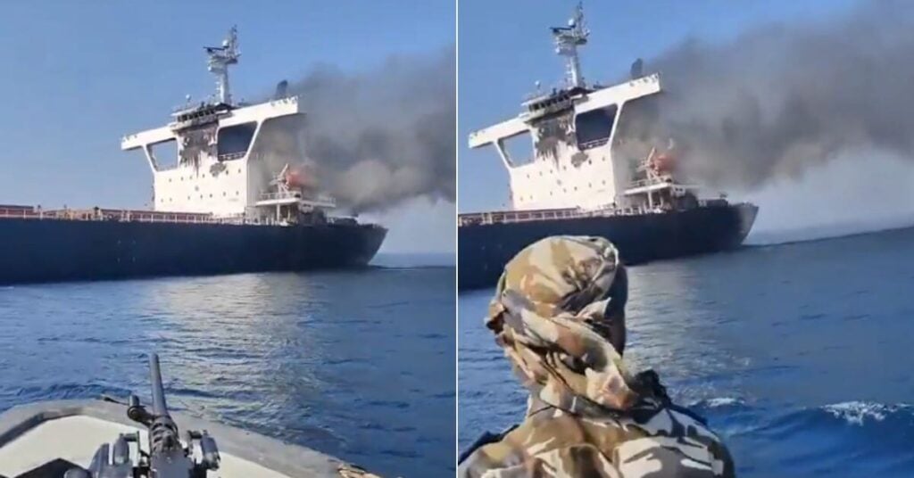 Video: Indian Seafarer Killed After Bulk Carrier Hit By Two Torpedoes Near Oman