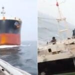 Video: Panama-Flagged Bulk Carrier Collides With Chinese Vessel Near Singapore Strait