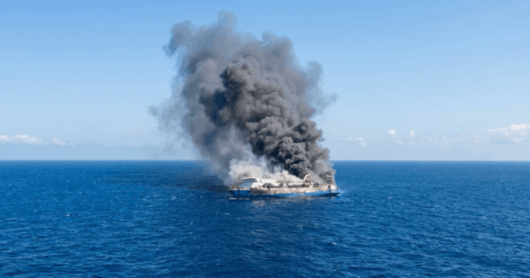 ferry indonesia fire