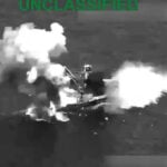 Watch: US Forces Sink Floating Refueling Vessel Linked To Drug Trafficking In Eastern Pacific