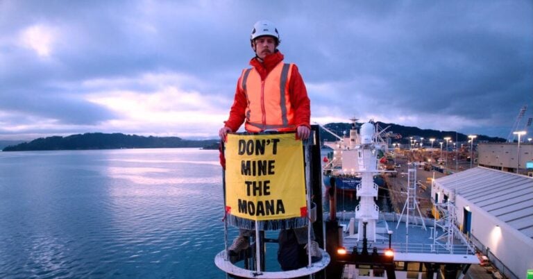 Greenpeace Activists Occupy New Zealand Research Ship Over Deep-Sea Mining
