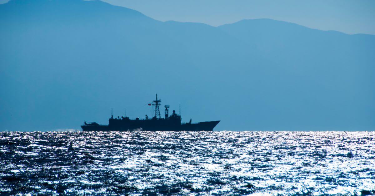 military ship