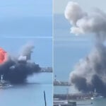 Video: Ukrainian Naval Drone Hits Russian Offshore Support Ship In Sochi