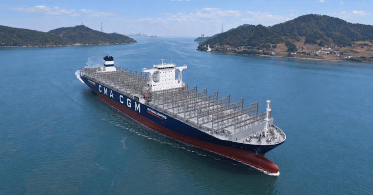 World’s First ‘Lashing-Free’ Container Ship Delivered By HD Hyundai