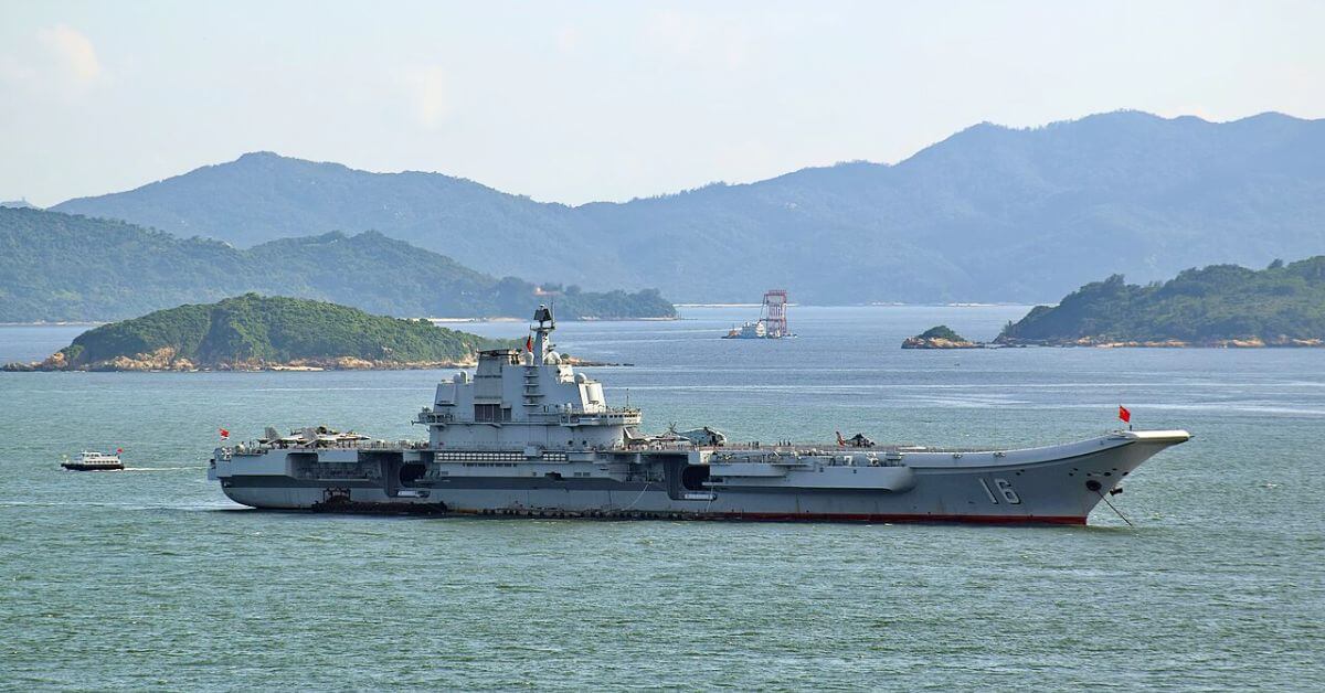 Chinese aircraft carrier Liaoning