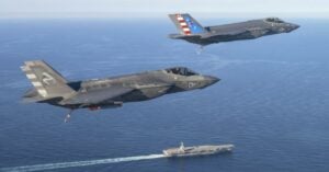 US Navy’s F-35C Lightning II Stealth Fighter Makes First Arrested Landing On Ford-Class Aircraft Carrier
