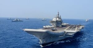 Indian Navy Begins Trials For Its First Rafale Marine Jets To Fly From Its Largest Indigenously Built Warship INS Vikrant