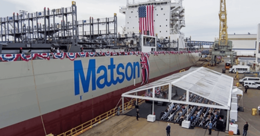 First Of Three New Aloha-Class Containerships Christened In Philadelphia
