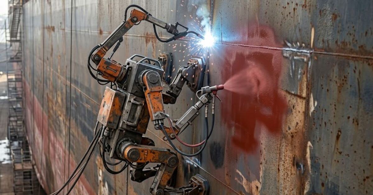 Ship Hull welding