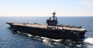 U.S. Navy Aircraft Carrier George H.W. Bush Arrives In Thailand After 6-Month Middle East Deployment