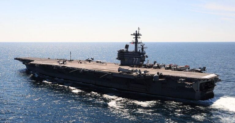 U.S. Navy Aircraft Carrier George H.W. Bush Arrives In Thailand After 6-Month Middle East Deployment