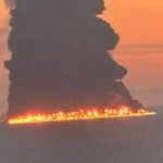 Oil Tanker Carrying 23 Indians Catches Fire After Drone Attack Off Russia’s Black Sea Coast