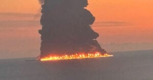 Oil Tanker Carrying 23 Indians Catches Fire After Drone Attack Off Russia’s Black Sea Coast