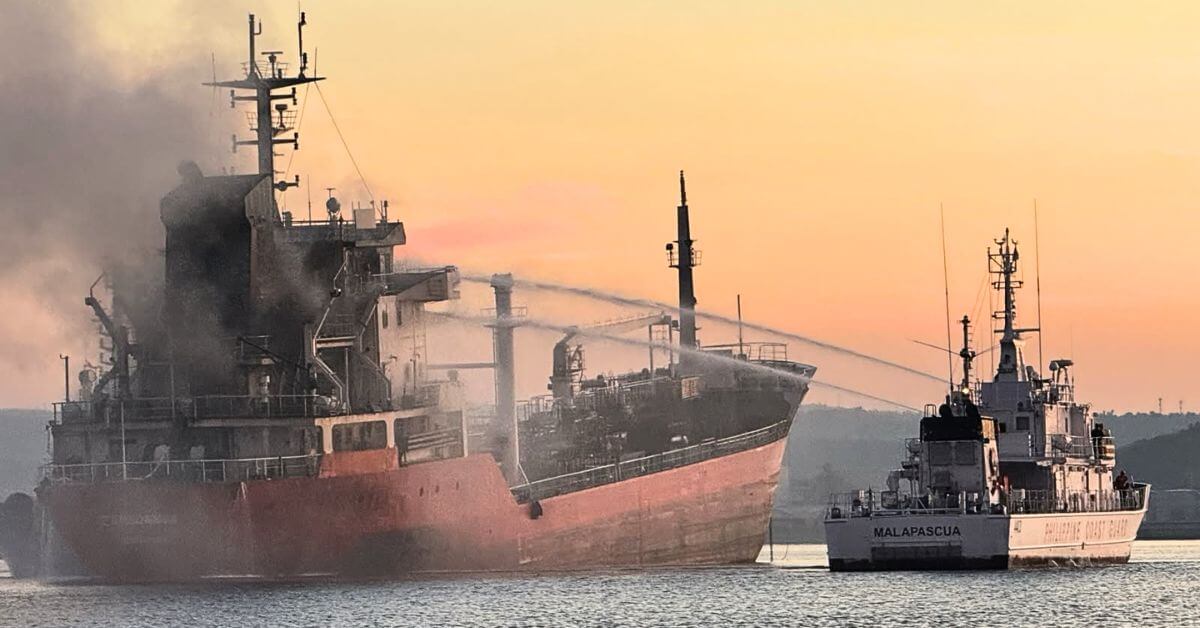 tanker fire